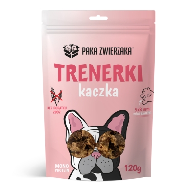 Paka Zwierzaka trenerki kaczka 120g